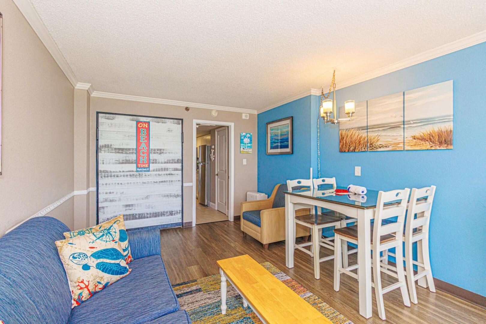 Oceanfront 1 Bedroom Suite With Beautiful Decor And Accents Caravelle Resort 1039 Sleeps 6 Guests เมอร์เทิลบีช ภายนอก รูปภาพ