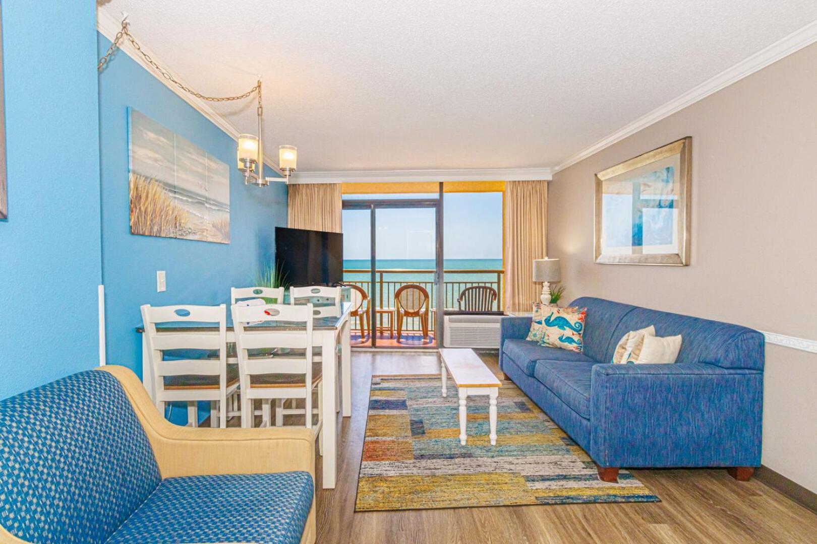 Oceanfront 1 Bedroom Suite With Beautiful Decor And Accents Caravelle Resort 1039 Sleeps 6 Guests เมอร์เทิลบีช ภายนอก รูปภาพ