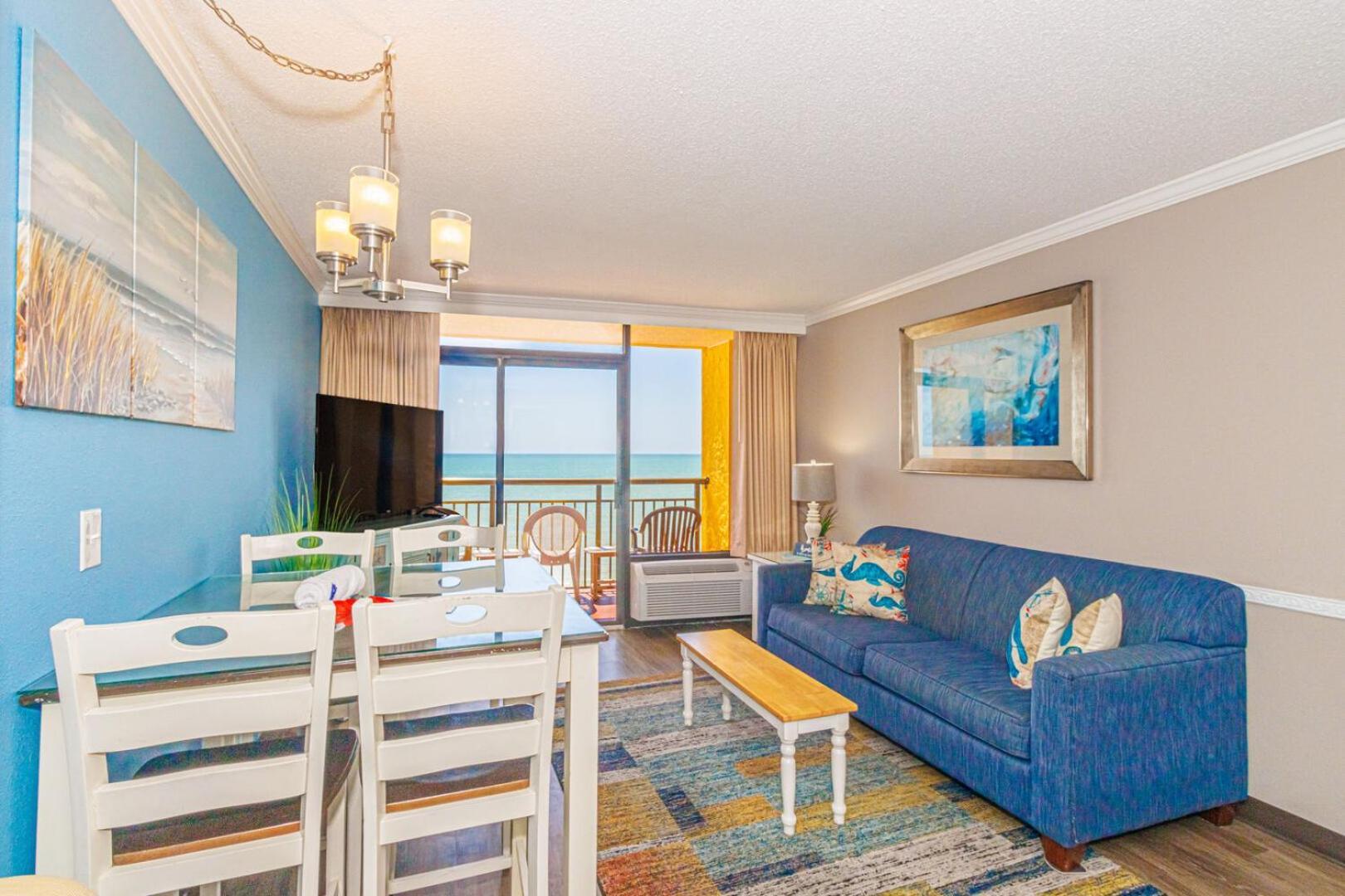 Oceanfront 1 Bedroom Suite With Beautiful Decor And Accents Caravelle Resort 1039 Sleeps 6 Guests เมอร์เทิลบีช ภายนอก รูปภาพ