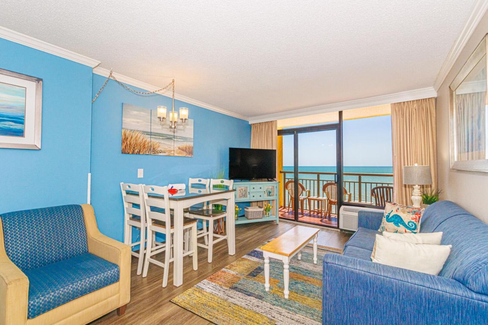 Oceanfront 1 Bedroom Suite With Beautiful Decor And Accents Caravelle Resort 1039 Sleeps 6 Guests เมอร์เทิลบีช ภายนอก รูปภาพ