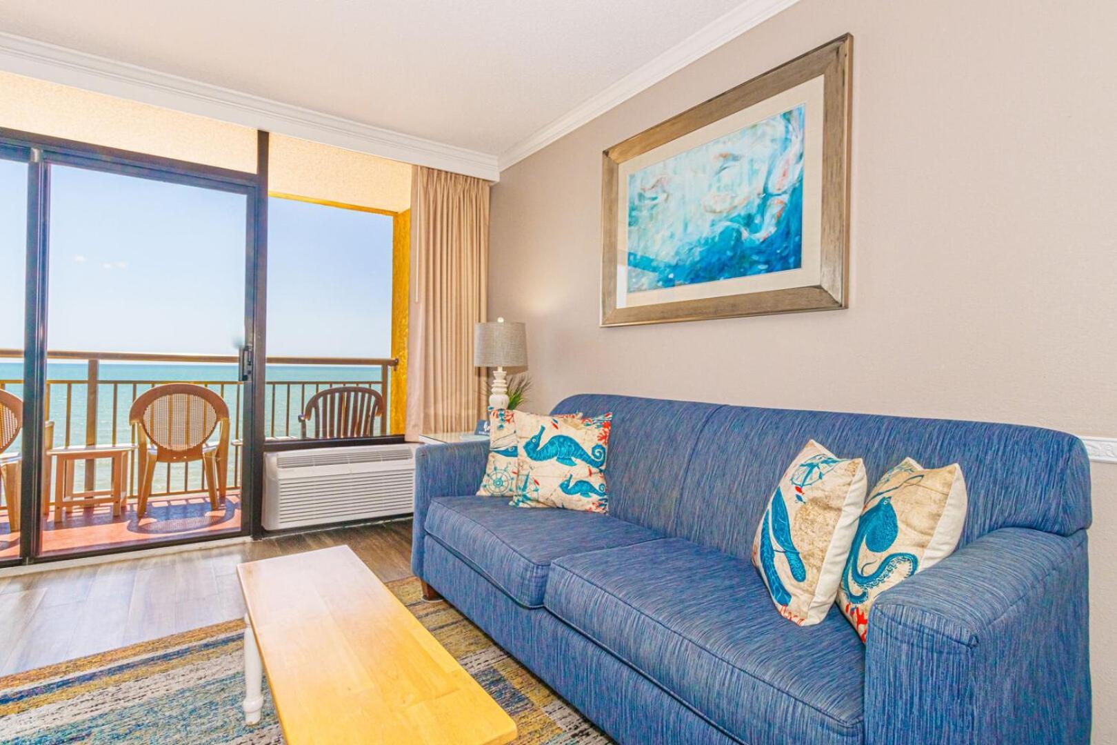 Oceanfront 1 Bedroom Suite With Beautiful Decor And Accents Caravelle Resort 1039 Sleeps 6 Guests เมอร์เทิลบีช ภายนอก รูปภาพ